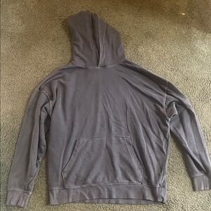 No Boundaries L Oversize Fit Gray Pullover Hoodie